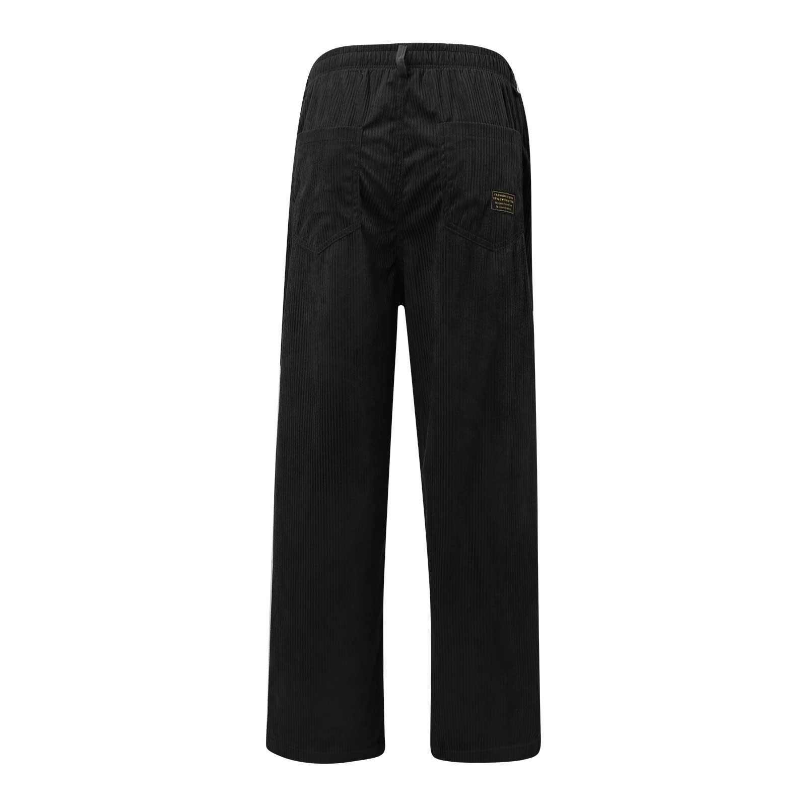 thumbnail image 5 of Pantalones informales de pana para hombre, primavera/otoño - Lisos, rectos y holgados - Para el día a día/trabajo (M-XXXXL), 5 of 5